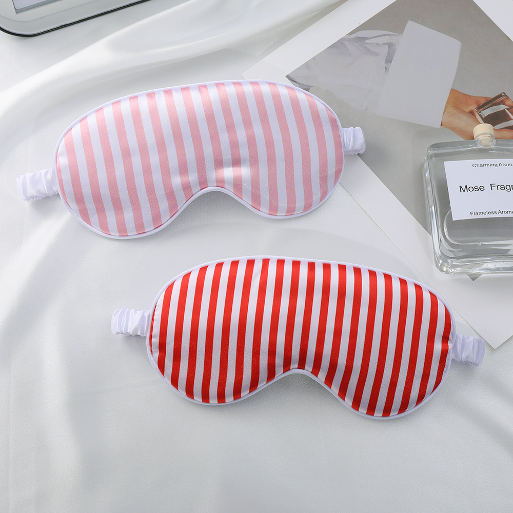 Relaxation Simulated Silk Sleep Shade with Durable Fabric & Cute Cow Pattern