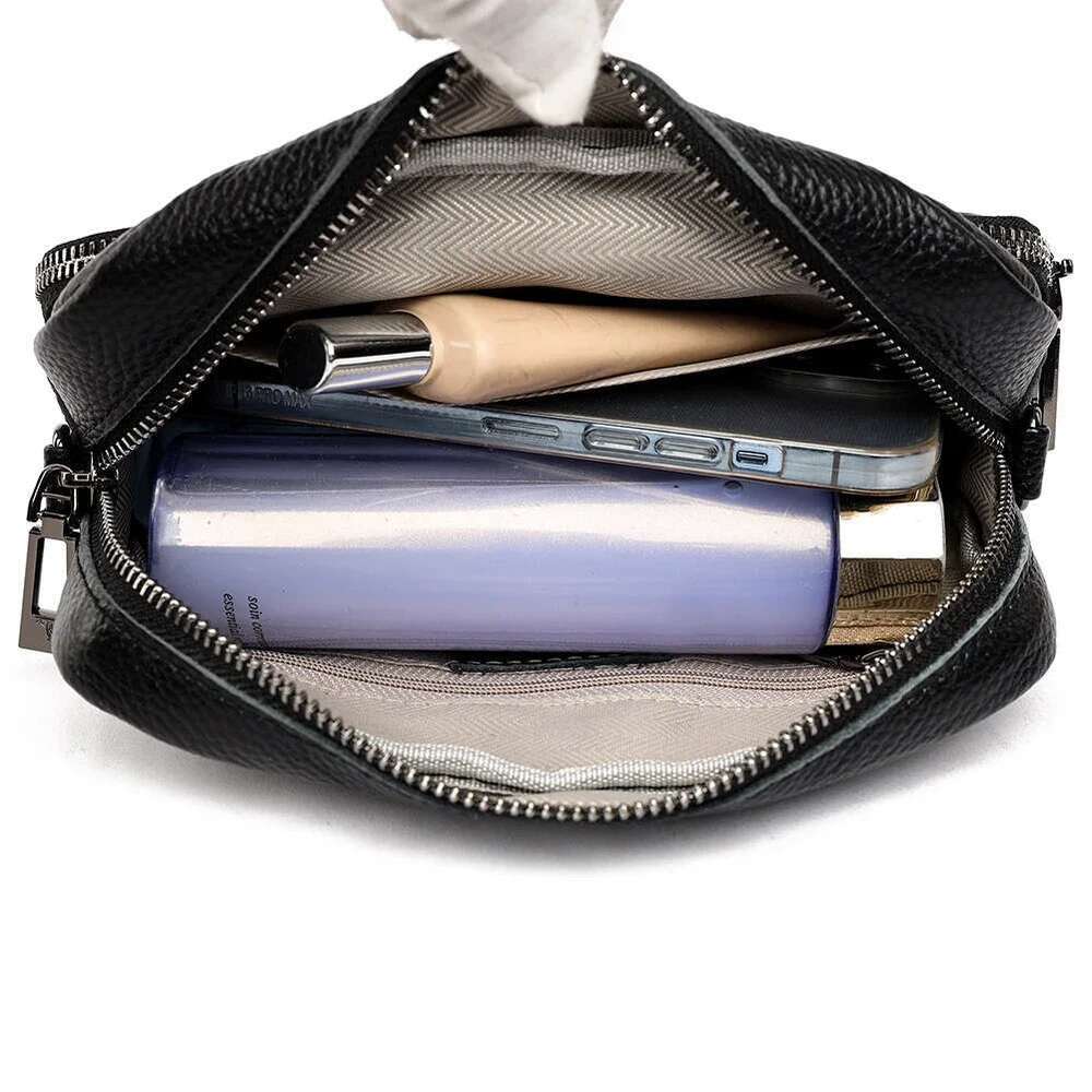 New Fashion Women Genuine Leather Handbags Women's Bags Designer Female Shoulder Bags Brand Ladies Messenger Bag Purses