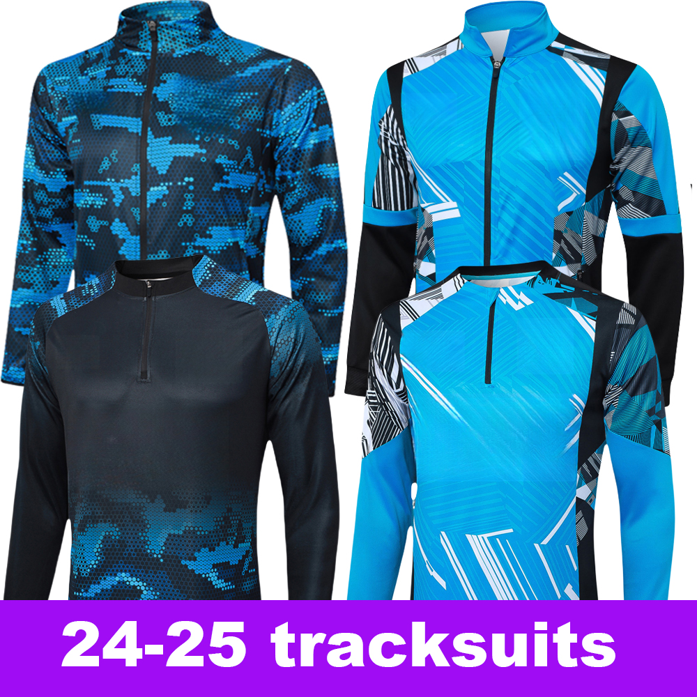 Napoli 2024 2025 football tracksuit Men kids soccer training kit Napoli 24 25 training Jacket Naples Long sleeve Long/Half Zip training suits