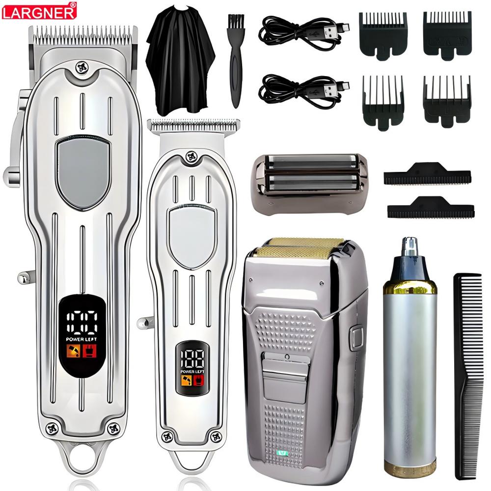 2025 new shaver, hair clipper, nose hair repairman four in one light luxury portable gift for boyfriend shaving razor