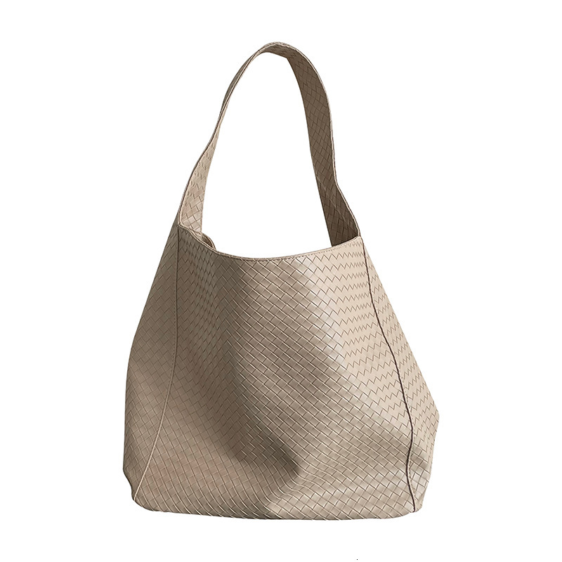 2025S designer Korean high-end woven armpit tote women spring large capacity commuting shoulder bag