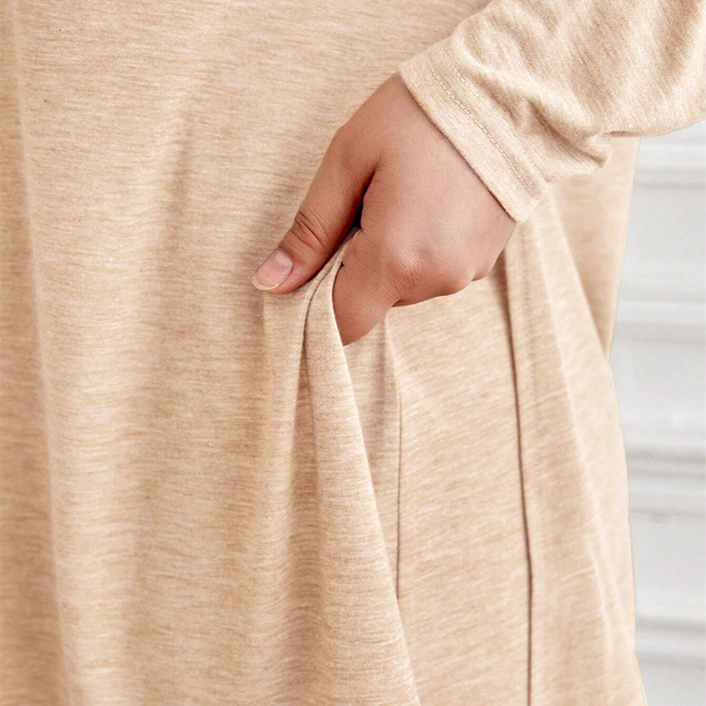 Large Size Womens Casual Round Neck Slit Long Sleeved T-shirt Top Wide Leg Pants Set Two-piece Set
