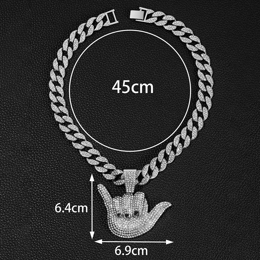 Hiphop Moissanite Pendant Silver Vvs Iced Out Diamond Moissanite Pendant