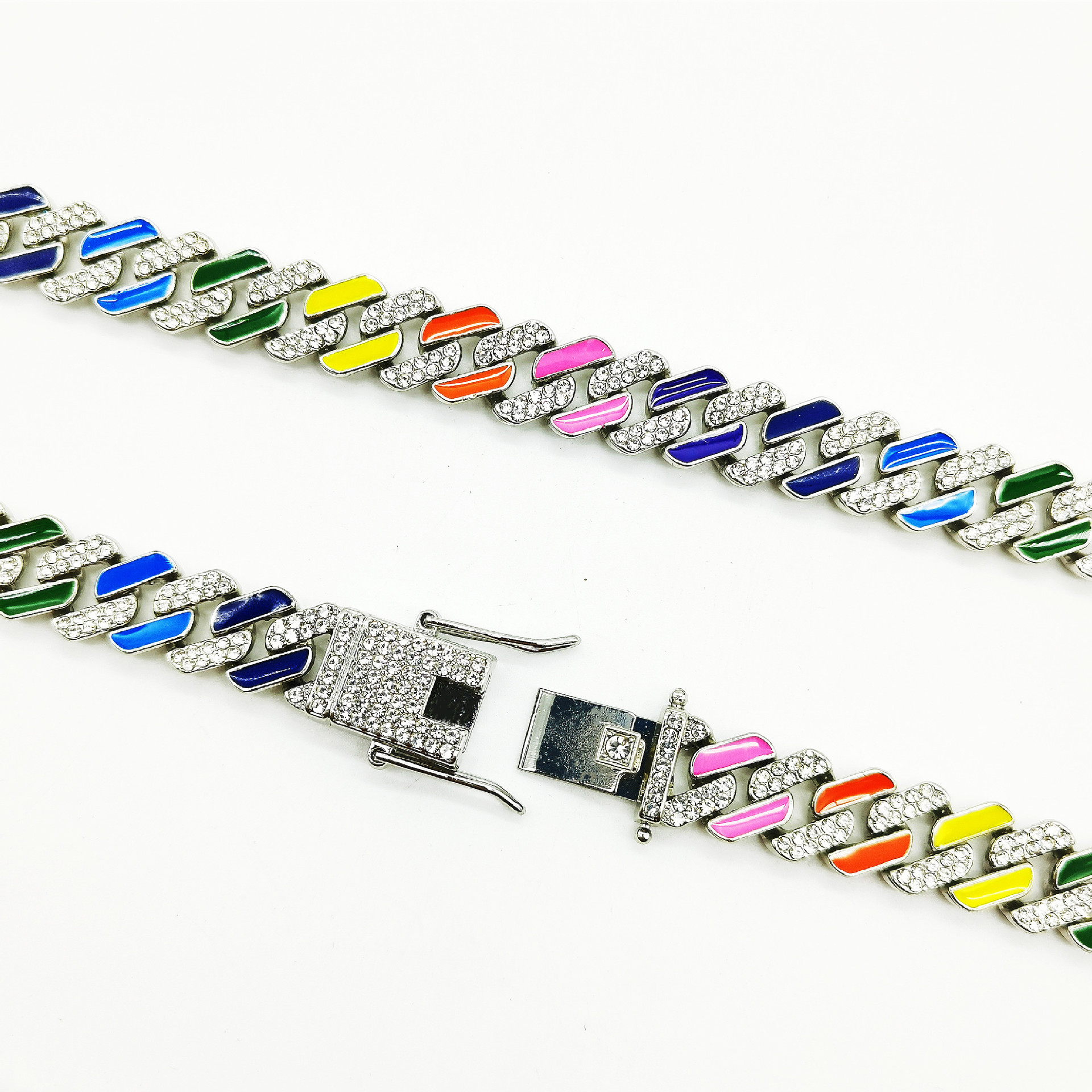 Vibrant Jewelry Piece! Exquisite Coloured CZ-Inlaid Bracelet Ideal for Urban Stylists