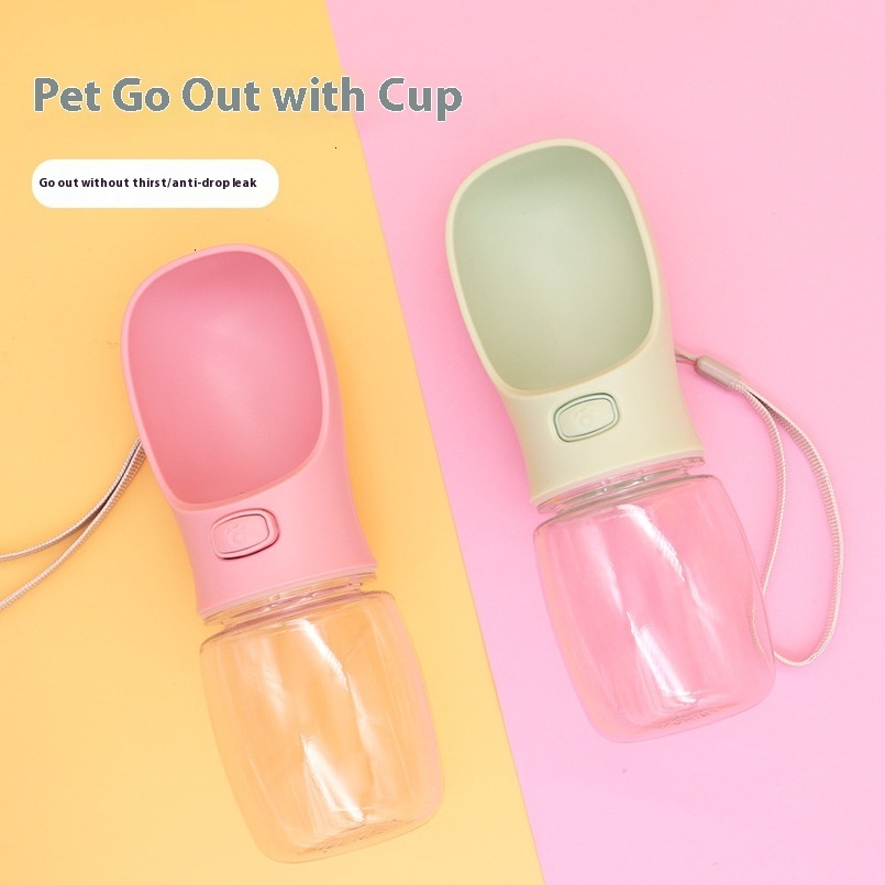 Pet To Go Out And Drink Portable Water Cats Bottle Accompanying Cup For Walking Dogs Water Feeder Supplies