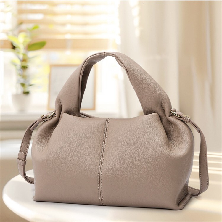 2025S designer niche cloud new versatile solid color dumpling fashion handbag shoulder women crossbody bag