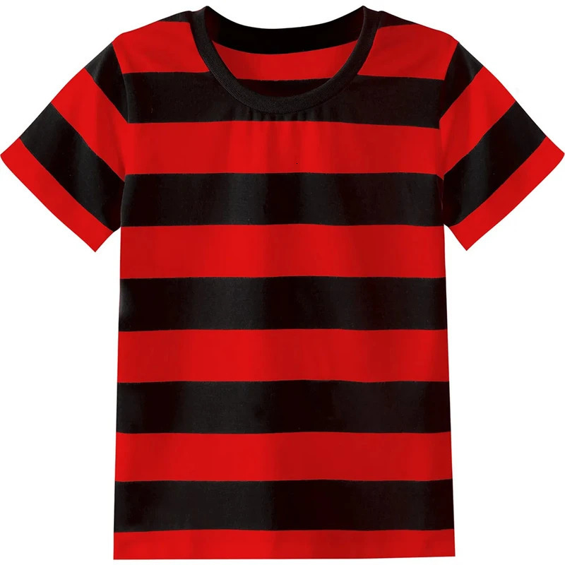 Contrasting Colors Stripes n Tee Shirts Oneck Short Sleeve Leisure Men And Womens 2024 Summer Clothing Classic 250506Z