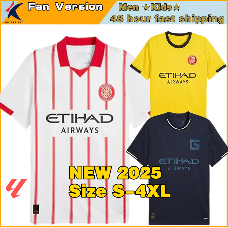 NEW 25 26 Girona Soccer Jerseys 2025 2026 ALEIX GARCIA VAN DE BEEK DOVBYK STUANI SAVIO PORTU TSYGANKOV VALERY camiseta de futbol top men kids kit Football Shirt