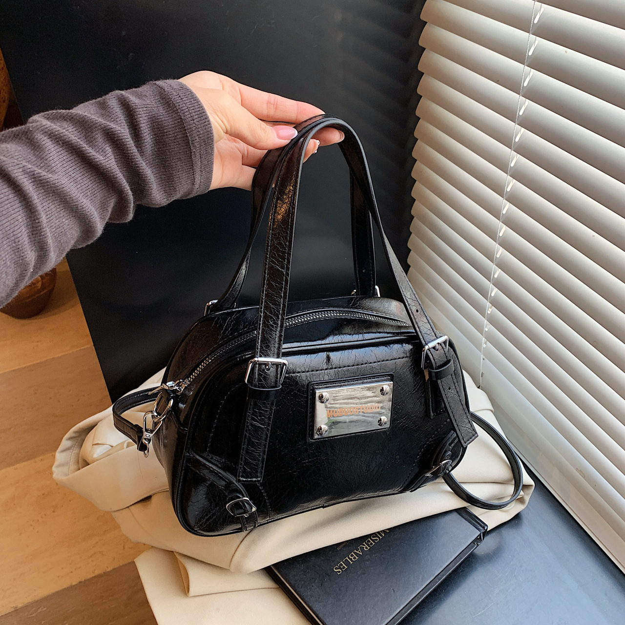 2025S designer small square niche high-end feeling armpit women spring new simple versatile handbag shoulder bag