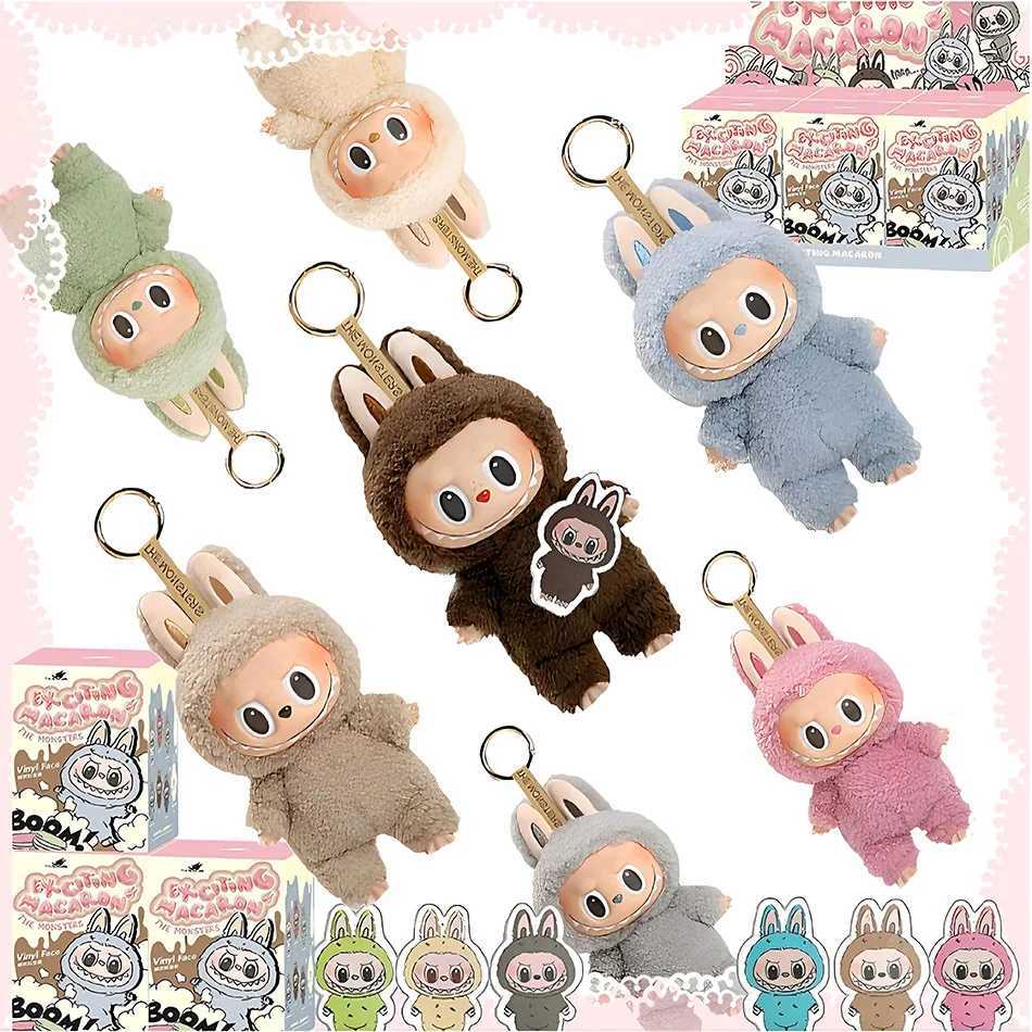G6 G5 High Quality 17cm Labub V3 The Monsters Labub V2 V1 Toy Cardiac Macarone Big Into Energy Series Figure Labub KeychainT250516