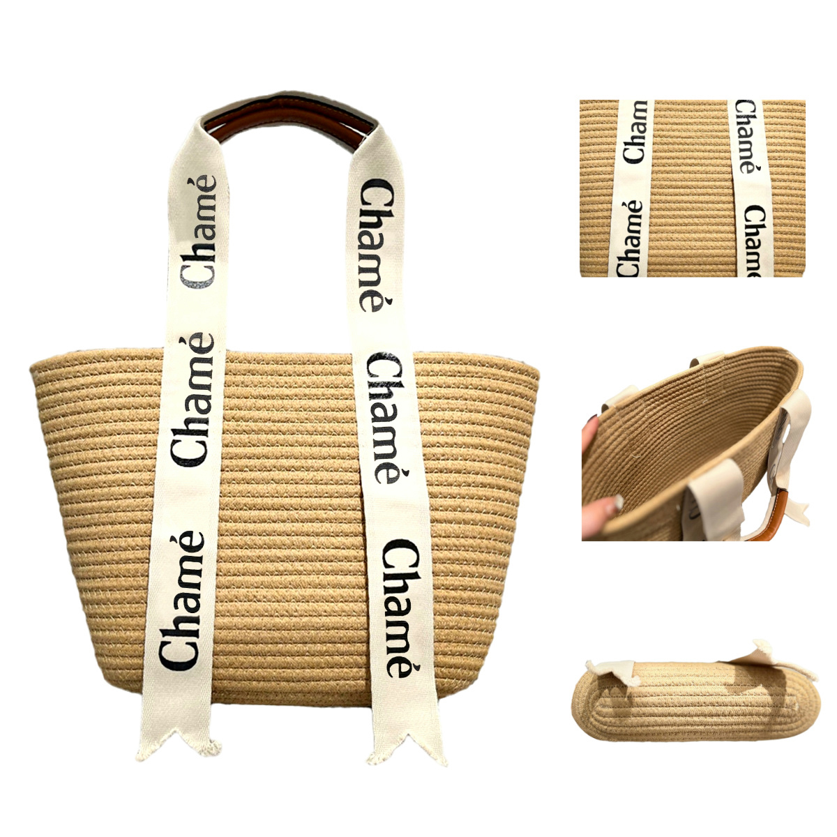 Designer Shoulder Summer Woven High Quality Beach Womens Tote bag Large Capacity Shopping Classic Crossbody Mini Vacation Bag