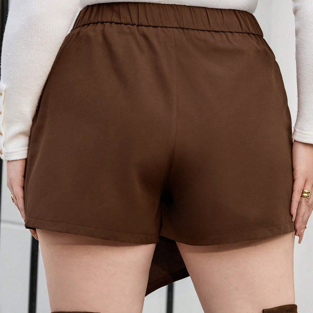 Plus Size Womens Sweet and Spicy Pure Desire Half Skirt Autumn and Winter New Style Spicy Girl Slim Fit Irregular Short Skirt