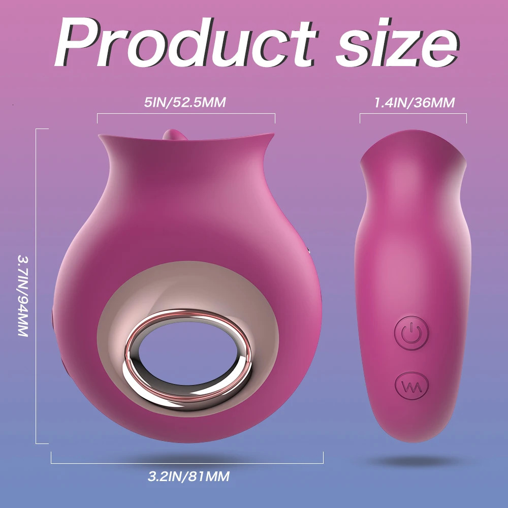Tongue Clitoral Licking Vibrator for Women G-Spot Clit Nipple Stimulator Oral Pussy Vagina Quick Orgasm Sex Toys For Men Couples 250515