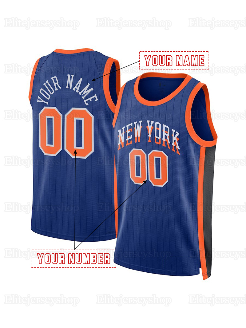 Custom Basketball Jerseys Jalen 11 Brunson Mikal 25 Bridges Josh 3 Hart Julius 30 Randle 23 Robinson Donte 0 DiVincenzo OG 8 Anunoby
