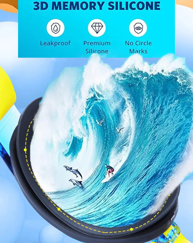 ARENA Professional Anti-Fog HD Swimming Goggles Leak Proof Protection Glasses Men Women Adjustable Silicone Swim EYEWEAR 250516