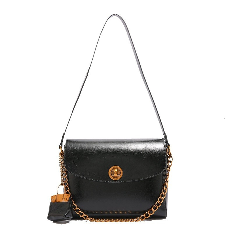2025S designer super popular women new niche design armpit chain small square high-end sense shoulder crossbody bag