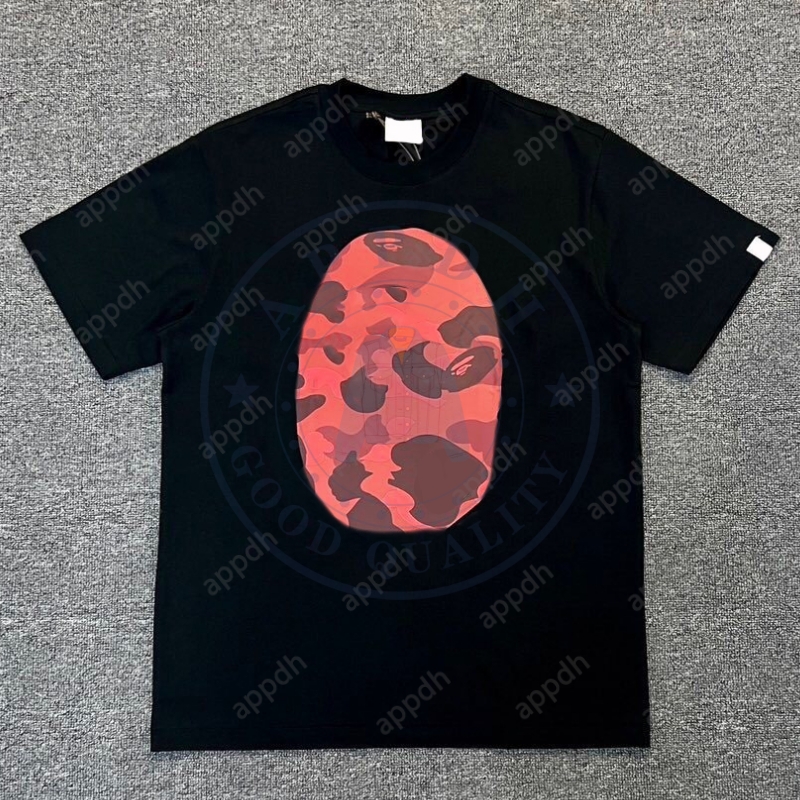 bapetshirts Streetwear Luxury T Shirts for Mens Graphic bapestart Tees Tshirts Designer Men Short Sleeve Breathable Cotton Casual Designer Tops bap te 87n5#