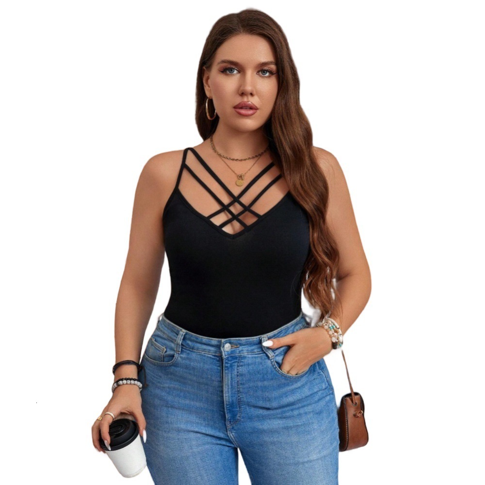 Fashionable and Elegant Versatile Camisole Top for Spring and Summer 2025 New Womens Clothing Slim Fit and Slimming Top