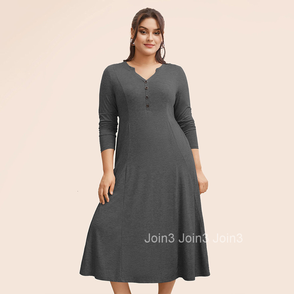 Oversized Womens Simple Style Dress for Autumn and Winter Loose and Slimming Versatile for Commuting Suitable for Wearing Mid Length Skirts