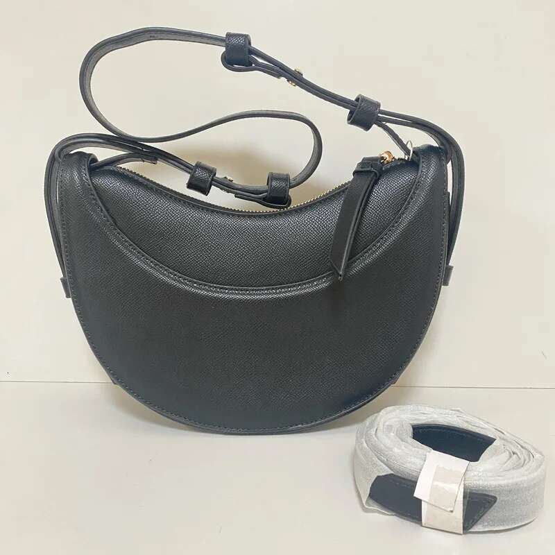2025 New Fashion Women Storage Casual Outdoor Retro Ladies Crescent-shaped Luxurious Design PU Leather Crossbody Bag