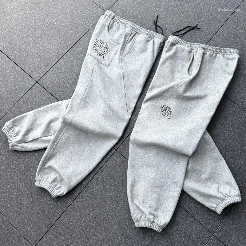 Men's Pants Y2K Retro Jogging Streamlined Seams Street Trendy Embroidery Unisex Sweatpants Hip Hop Harajuku Streetwear Baggy Joggers