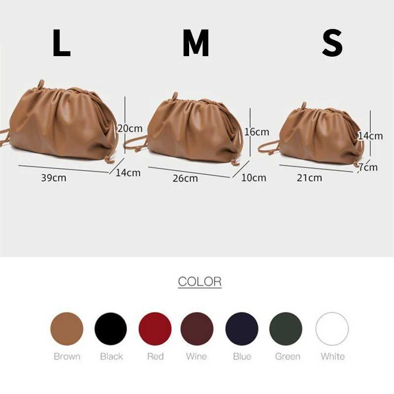 Bag for Women Cloud Bag Soft Leather Madame Bag Single Shoulder Slant Dumpling Bag Handbag Day Clutches Bags Messenger Bag M250516