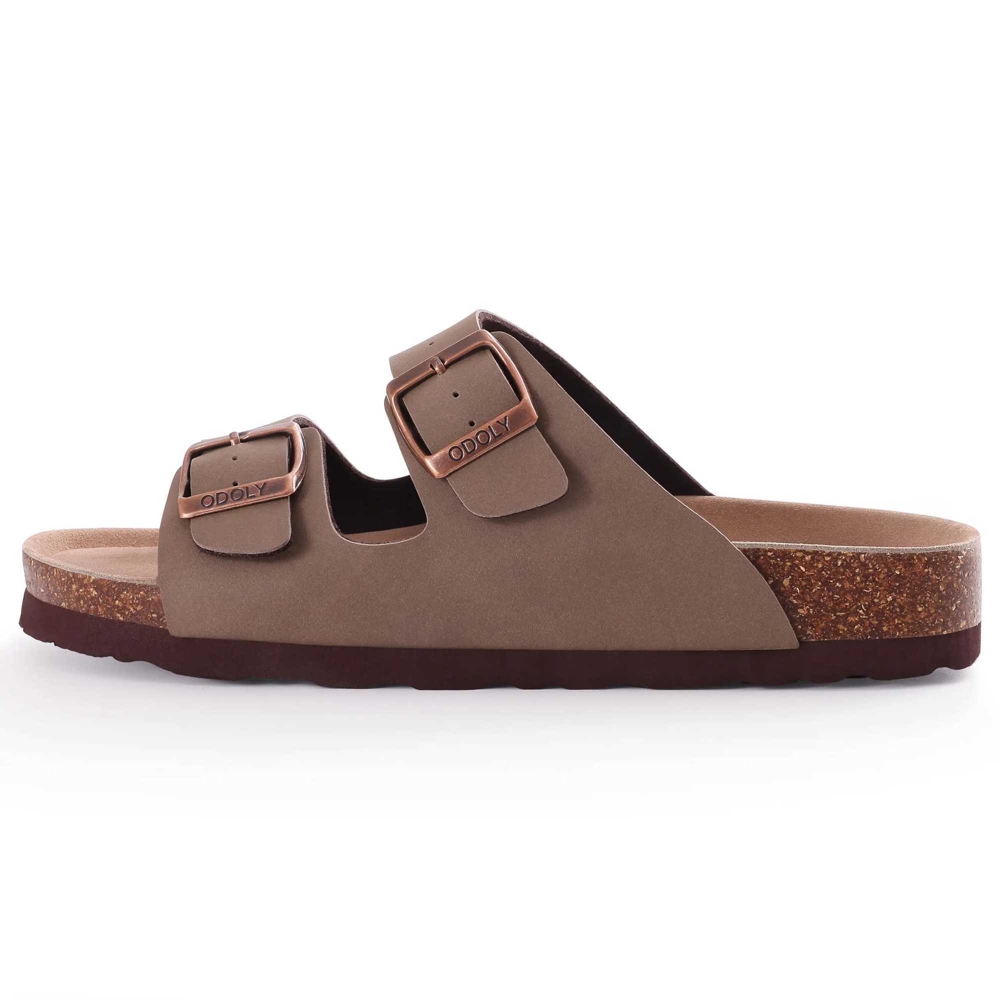 Smile Pop Summer Mens Corks Slippers Fi Outdoor Men Antiskid Beach Sandals Classic Men Me With Adjustable buckle Y250516