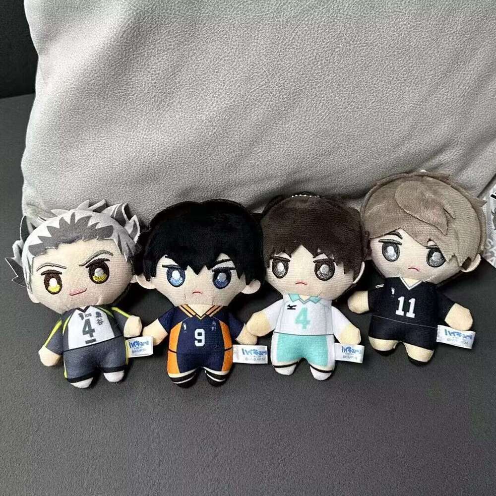 Cartoon Volleyball Boy Haikyuu Plush Pendant Anime Cute Doll Backpack Accessory 5-inch Toy