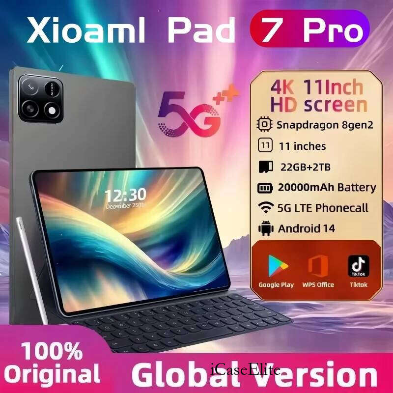 MI Pad 7 Pro 2025 11 Inch 4K Android Snapdragon 8 Gen 2 22Gb RAM 2Tb Storage 5G Dual SIM Wifi GPS Tablet