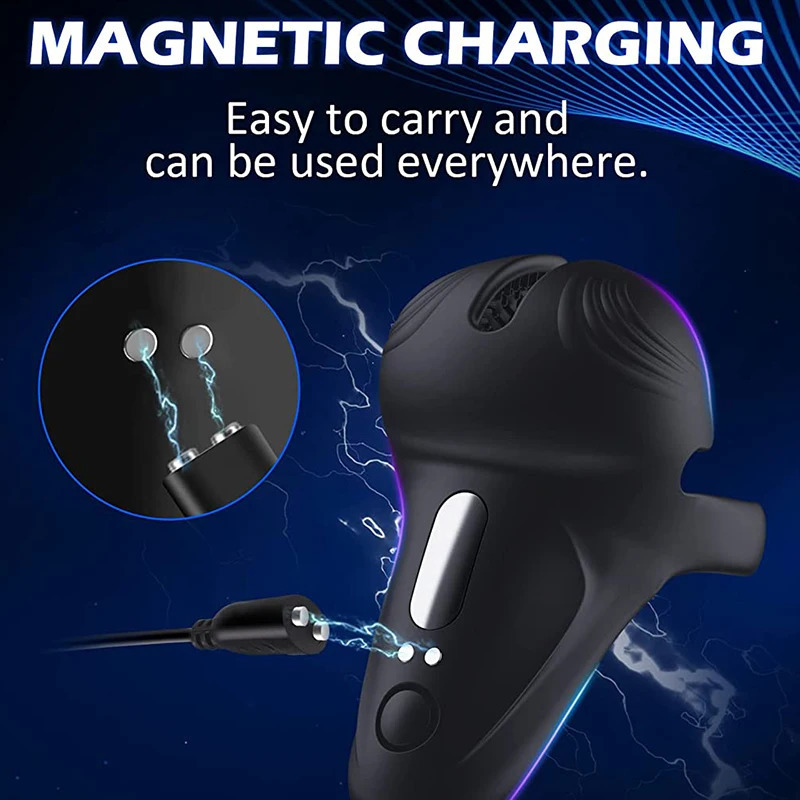 Remote Vibrating Cock Penis Ring Sex Toys for Men Couple Delay Ejaculation Chastity Scrotum Testicles Male Massager Vibrator Gay 250603