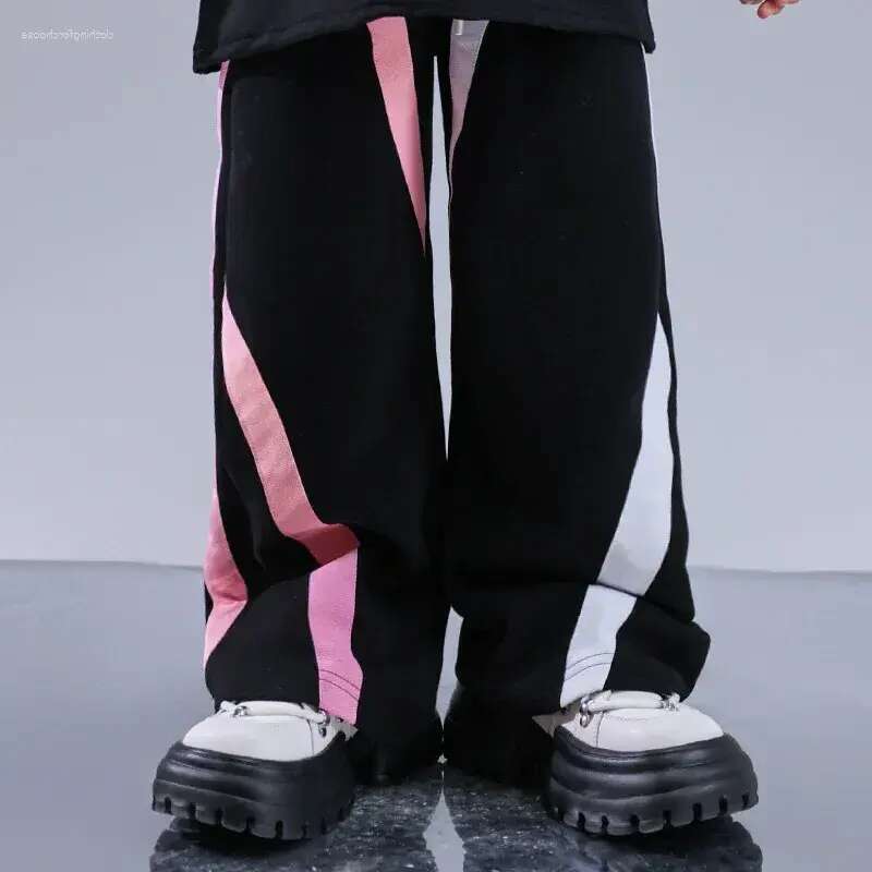 Stage Wear Children's Street Dance Performance Suit Maillard Boys Hip-hop Trendy Clothing Set designer bag