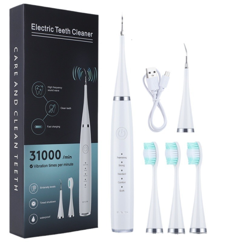 Electric dental cleaner set for home use six in one electric toothbrush calculus removal teeth cleaning and beauty device 241030