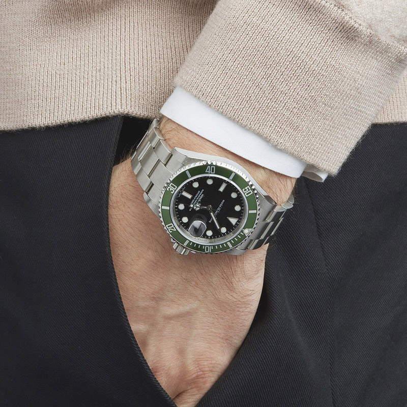Mens Sapphire Wristwatches Sub 116610 116610LN 116613LB 16613 16610 Kermit Green Bezel Stainless Steel 40MM Automatic Movement Watches