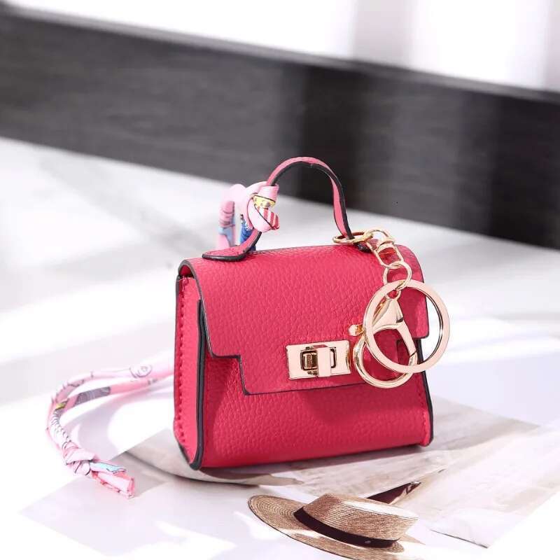 Mini pendant, house small light bag, new fashion decoration, red envelope, headphones, charter key bag