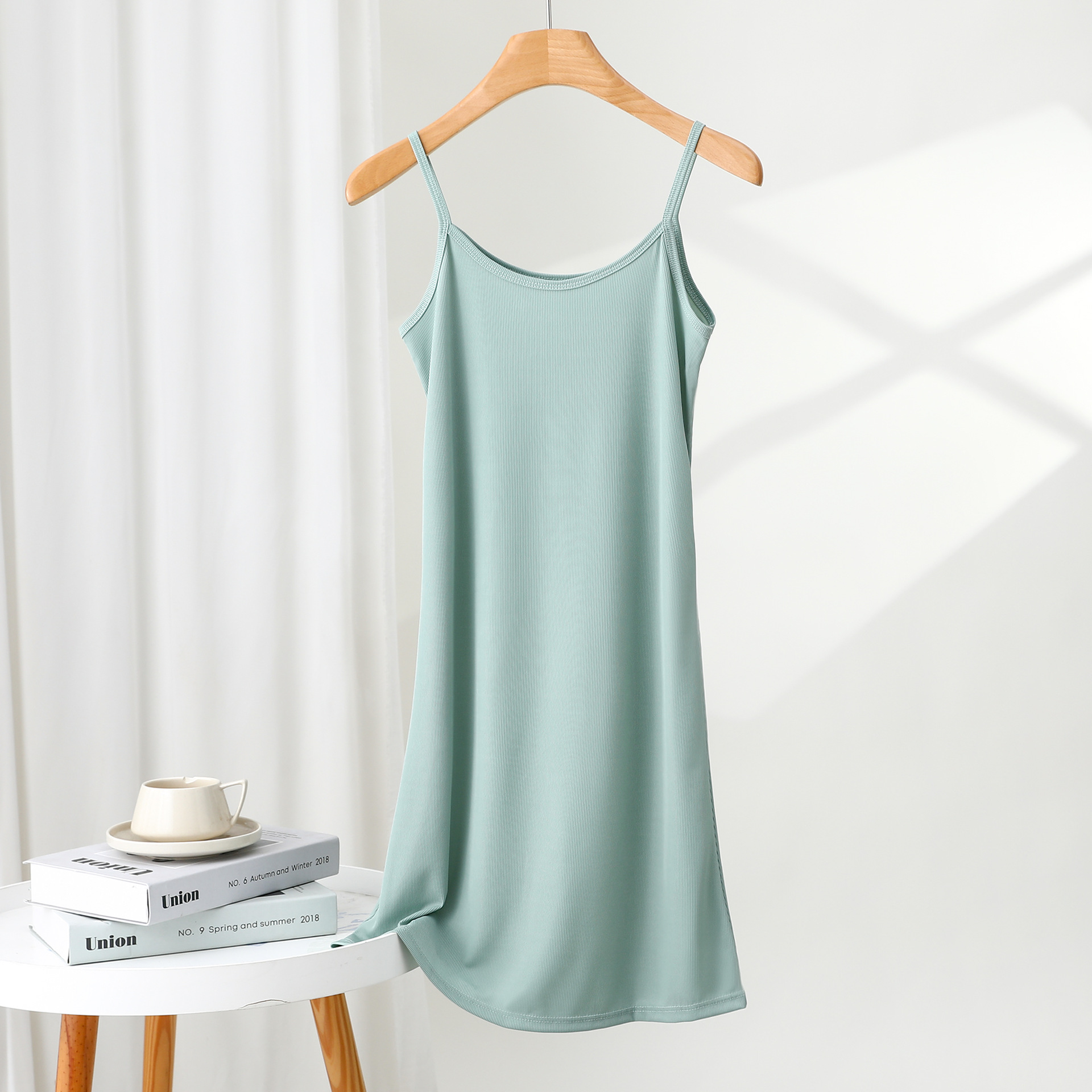 DO4225 Summer Nightdress Women's Pajamas Sexy Home Clothes Mid-length Dress Summer Lace