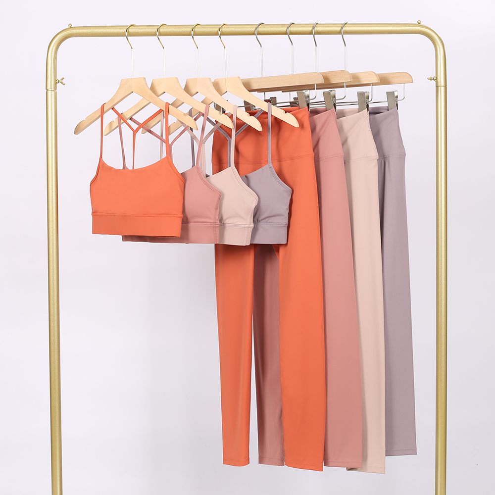 2025--2 Pieces Women Yoga Set Gym Top Bra Fitness High Waist Push Up Leggings Workout Set Running Sports Clothes Tracksuits Sportswear