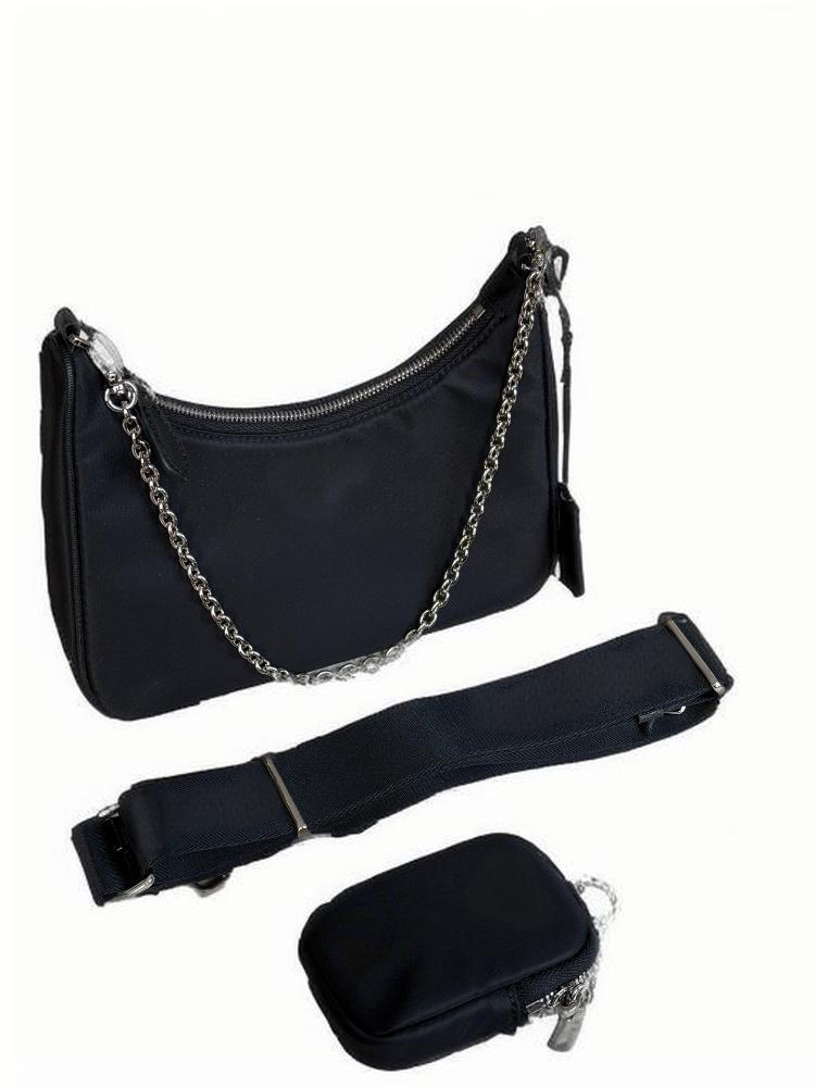 2025 casual women's bag new style armpit chain three in one shoulder bag versatile crossbody bag