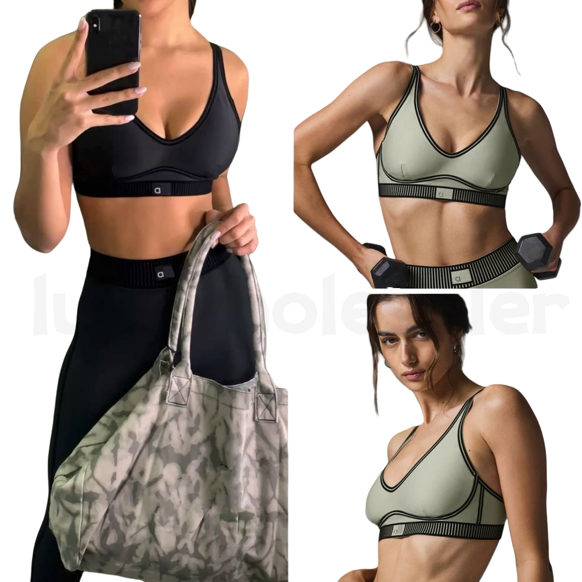 2025 5A New Yoga Sets Sports Heart Throb Bra+Leggings High End White Striped Pants Back Yoga Outfits Set Summer alosetly women clothes bra set suit