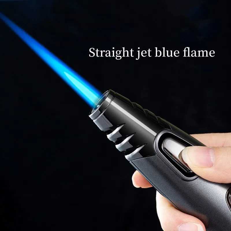 Jobon Cigar Lighter Mini Ignition Gun Gas Lighters Smoking Gadgets Butane Torch Lighter Kitchen Lighter Very Cool Gift For MenT250516