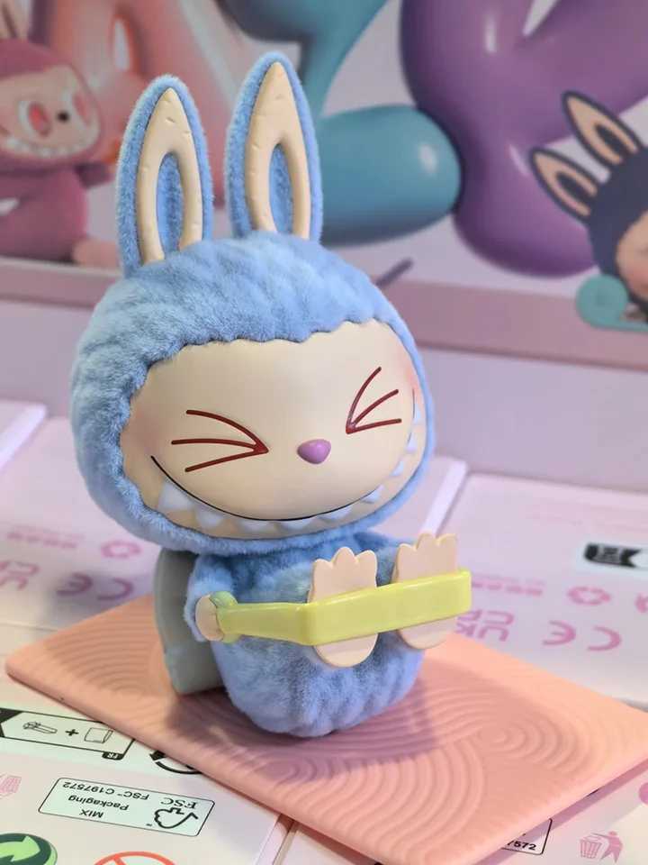 New Arrival Genuine In Spot The Monsters Lazy Yoga Series Blind Box Labubu Kawaii Action Figures Collectible Cute Toy Gift Collection Doll T250516