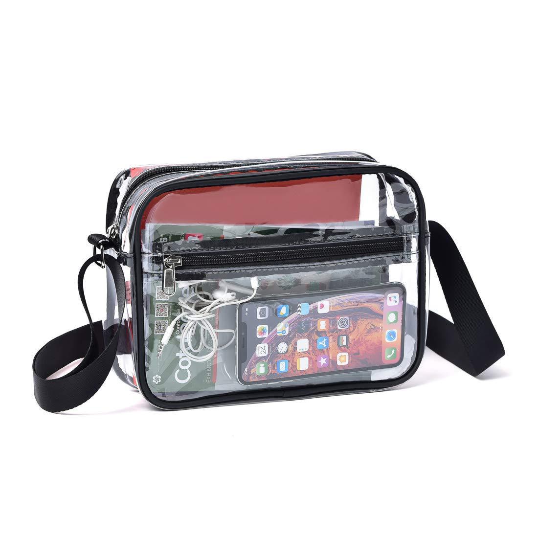 Spot Amazon Cross-border Spot Transparent Crossbody Bag Large Capacity Transparent Storage Bag PVC Shower Bag Waterproof