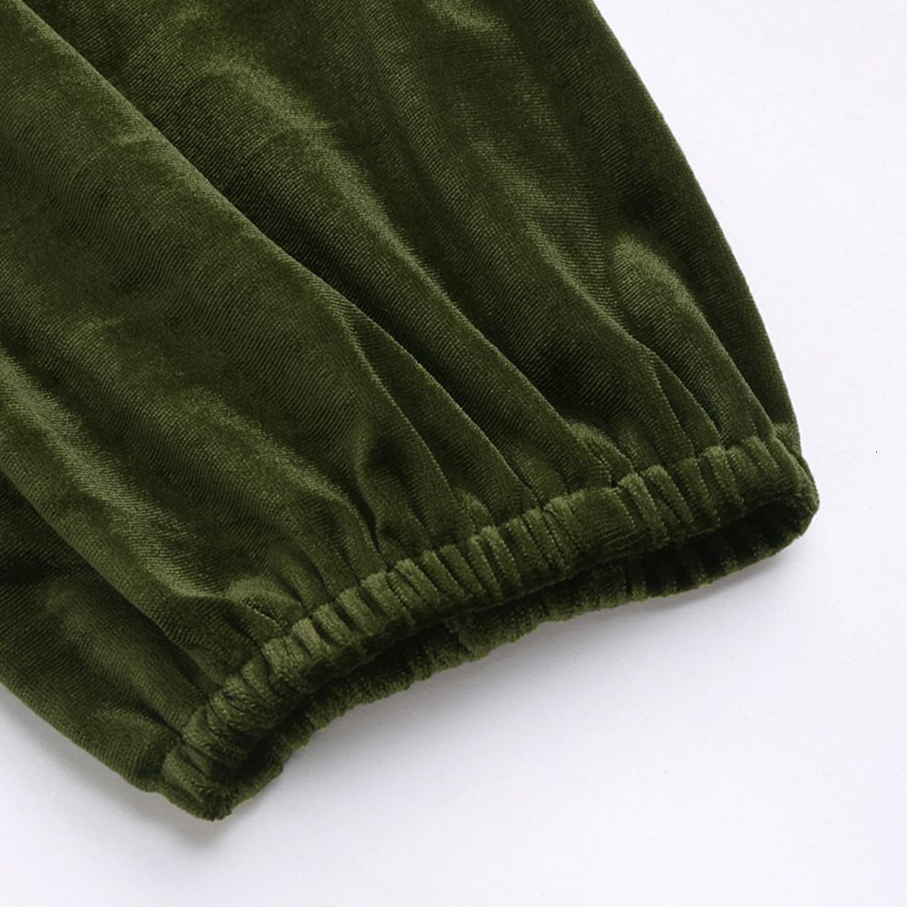 Oversized Womens Clothing Design with Drawstring Spicy Girl Style Bag Hip Skirt Square Neck Long Sleeved Velvet Dress