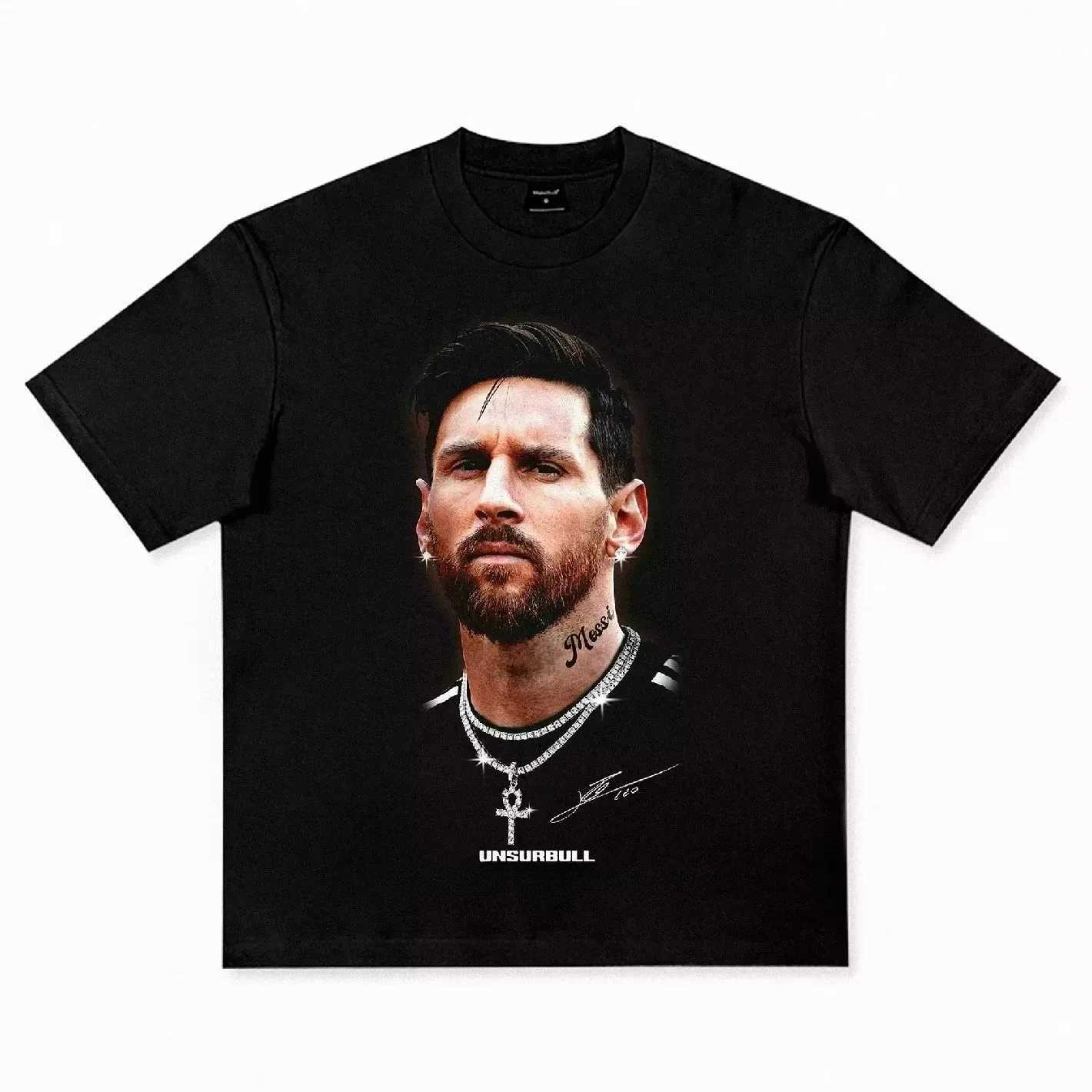 Neymar American Star Print Cotton Short-sleeved T-shirt Men Women Clothing Athleisure Print Fashion Oversize Casual Tee X250516