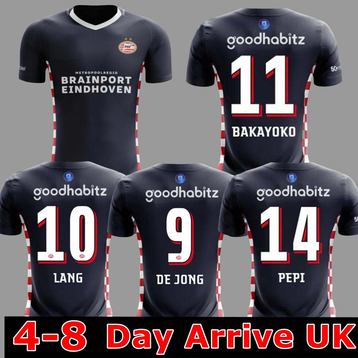 2025 2026 DE JONG LANG Soccer Jerseys EinDhoVenS BENITEZ BAKAYOKO 2024 2025 VEERMAN TIL SCHOUTEN Football Shirts PEPI H. LOZANO SAIBARI