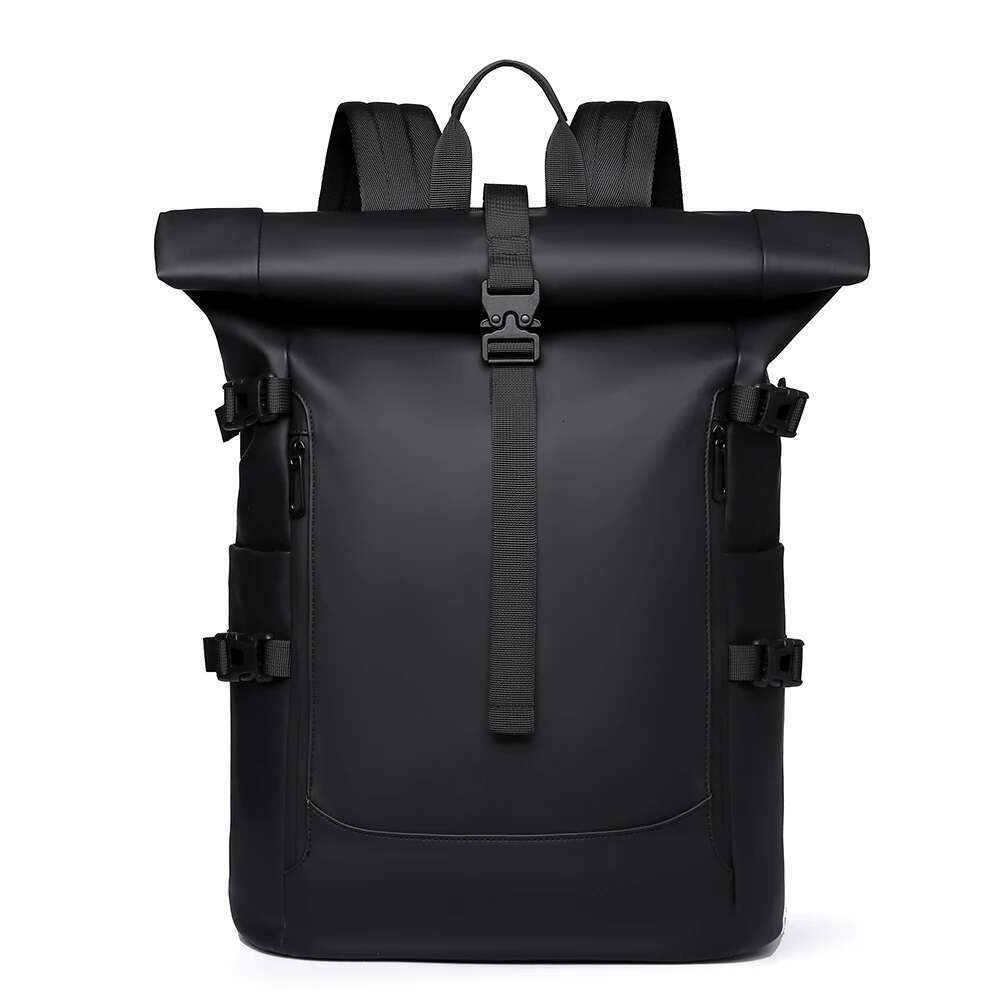 Waterproof Roll Top Outdoor Durable Fashion Casual Backpack for Hiking Travel Daily Use