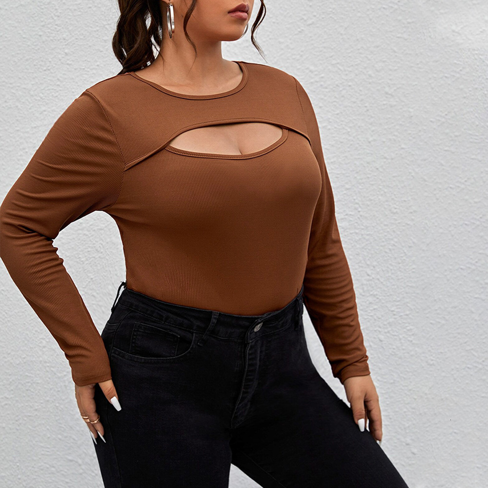 Large Size Womens Simple Commuting Jumpsuit for Autumn and Winter Sexy and Slim Fit Design Three Part Tapered Pants