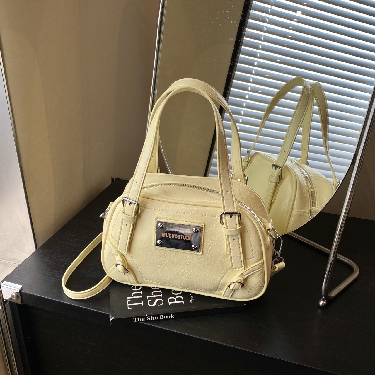 2025S designer small square niche high-end feeling armpit women spring new simple versatile handbag shoulder bag