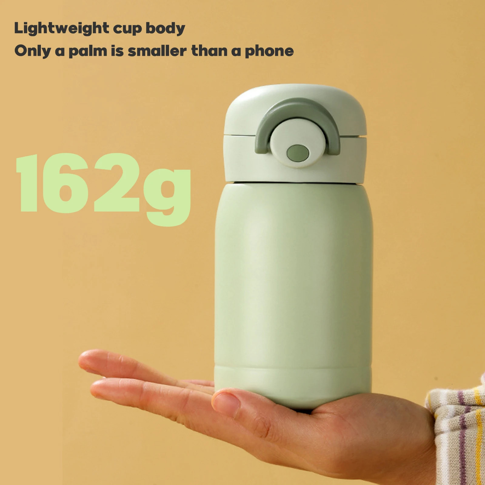 stampup Mini Thermos 200ml350ml Cup Stainless Steel Portable Pocket Thermal Water Bottle Outdoor Camping Drinkware 250515 W260226