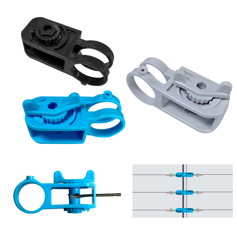 20pcs Fence Insulator For Tightening Pulse Electronic Fence Wire And Used In Conjunction With Fence Railings, Safety fence accessories