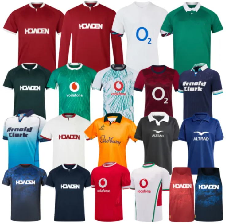 2025 2026 Scotland Ireland Rugby Jerseys Toulouse Tonga eNGLanDS Wallabies British home away Mingster Cheng France rugby shirt size S-5XL